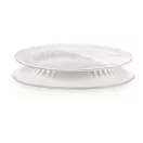 Lékué rugalmas frissentartó fedő, D=26cm, platina szilikon, áttetsző