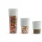 Lékué Flip Storage Food Container Set 3 darabos bővíthető élelmiszertároló szett, 1,6L/0,85L, műanyag, áttetsző/zöld