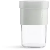 Lékué Flip Storage Food Container közepes bővíthető élelmiszertároló edény, 0.85L, műanyag, áttetsző/zöld
