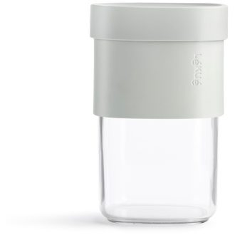   Lékué Flip Storage Food Container közepes bővíthető élelmiszertároló edény, 0.85L, műanyag, áttetsző/zöld