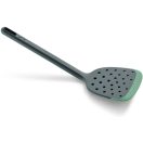 Kialakításának köszönhetően ez a tartozék ideális megoldást nyújt nagyobb méretű halfilék, hús szeletek vagy zöldségek precíz mozgatásához és forgatásához, megőrizve az alapa...