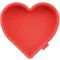 Lékué Silicone Heart-Shaped Cake Mould szív alakú tortaforma, platina szilikon, piros