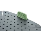 Csúszásgátló fülének köszönhetően a szilikon légkeveréses fritőz alátét könnyen eltávolítható használat után, így még kényelmesebb a használata.