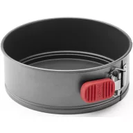   Lékué kapcsos tapadásmentes tortaforma, D=20cm, acél, platina szilikon, szürke