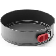   Lékué kapcsos tapadásmentes tortaforma, D=24cm, acél, platina szilikon, szürke