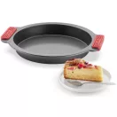 Kerek, tapadásmentes tortaformánk kiváló minőségű szénacélból készült, amely kivételesen egyenletes hőeloszlást és stabil hőtartást garantál. Ez a technológia biztosítja az Ön...