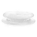 Lékué rugalmas frissentartó fedő 2db-os szett, D=8,5cm, platina szilikon, áttetsző
