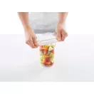 Lékué rugalmas frissentartó fedő 2db-os szett, D=8,5cm, platina szilikon, áttetsző