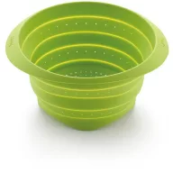   Lékué összecsukható szűrő, D=23cm, platina szilikon, zöld