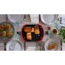 Készítsen húsokat, zöldségeket, szendvicseket vagy akár pizzát mindössze néhány perc alatt! A grilltechnológia garantálja a ropogós textúrát és az ételek eredeti ízének megőrzé...