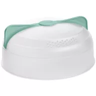   Lékué mikróhullámú fröccsenésgátló tányérfedő, D=24,5cm, műanyag, áttetsző