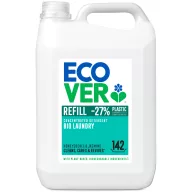   ECOVER folyékony mosószer koncentrátum színes és fehér ruhákra, enzimes formula, 35-50ml/mosás, Lonc - Jázmin illatú, 5L/kanna (142 mosás)