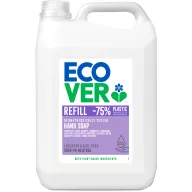  ECOVER Hand Soap bőrbarát kézmosó folyékonyszappan, biológiailag lebomló és vegán összevetők, utántöltő kanna, Levendula - Aloe vera illatú, 5L/kanna