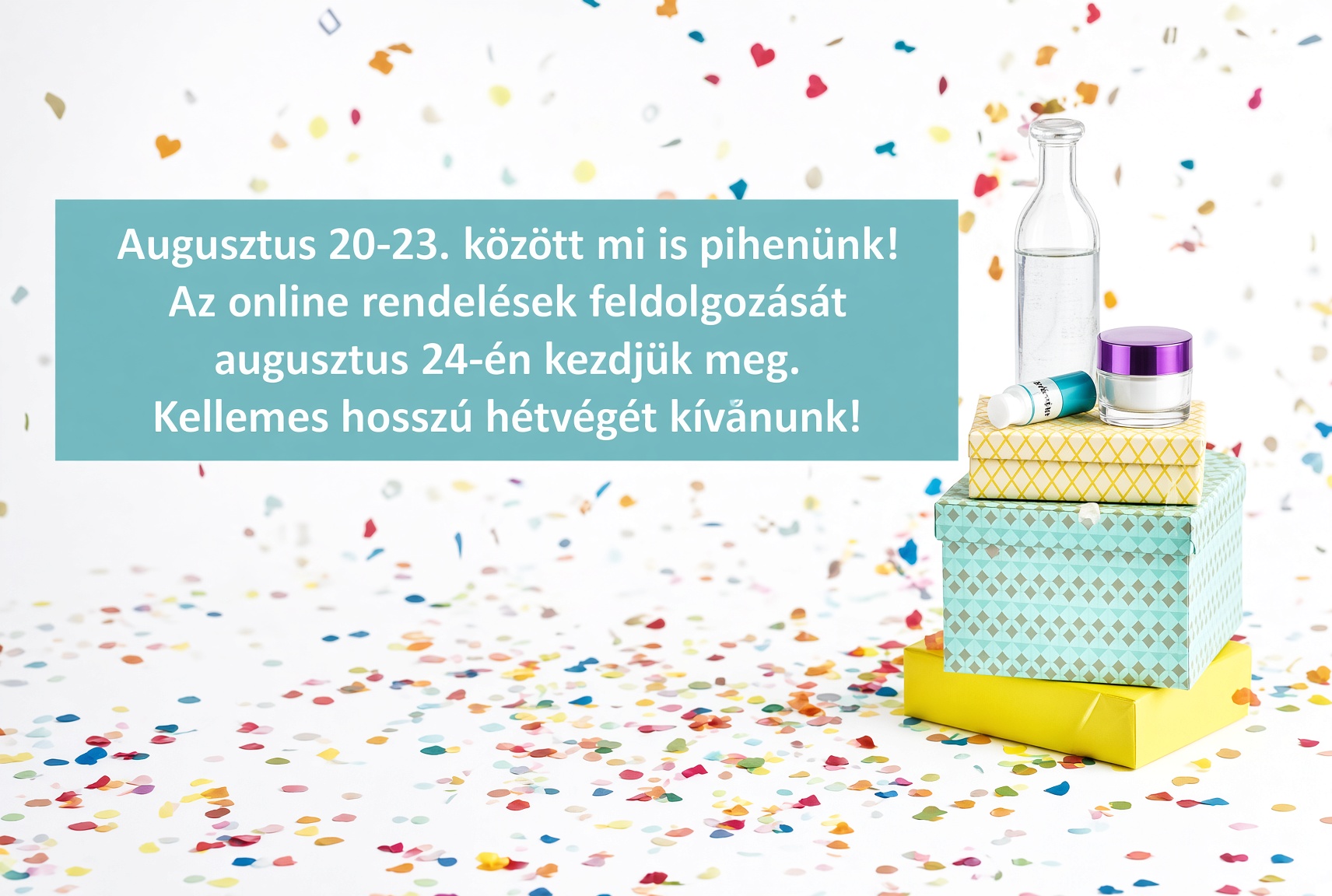 A hosszú hétvégén mi is pihenünk!