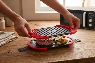 Füst és kosz nélküli grillezés a lakásban? Ezzel a mikrós trükkel lehetséges!