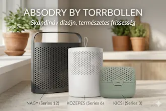 Skandináv dizájnnal a pára és a kellemetlen szagok ellen: Absodry by Torrbollen páramentesítők