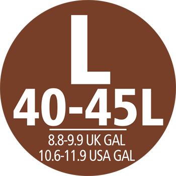 L méret, 40-45L