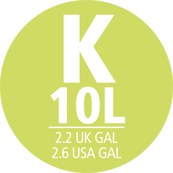 K méret, 10L