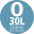 O méret, 30L
