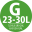 G méret, 23-30L